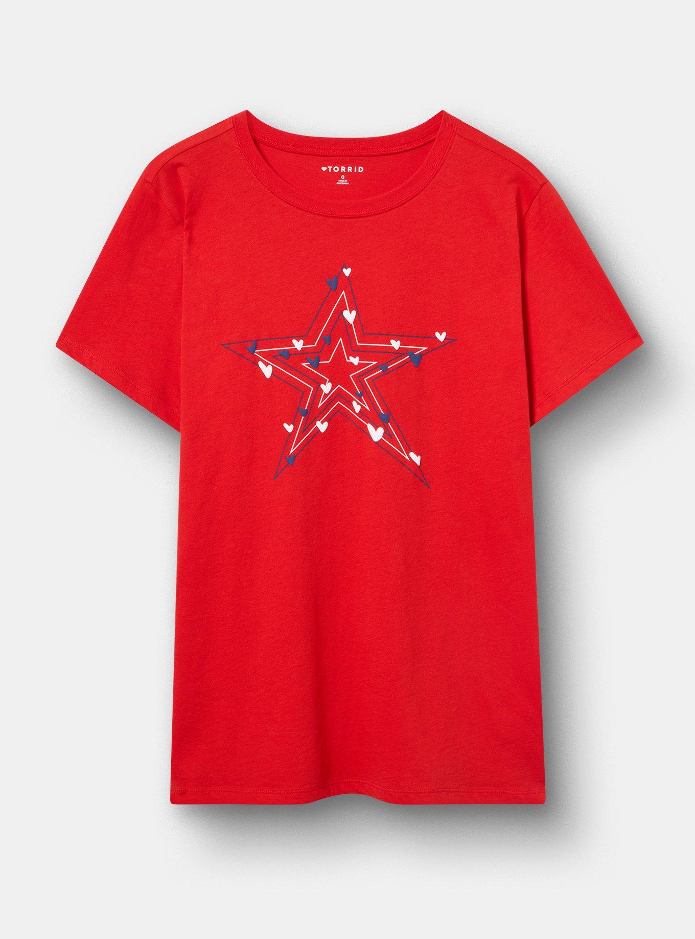 Classic Heritage Jersey Crew Tee, AMERICANA STAR HEARTS ADRENALINE RUSH, hi-res