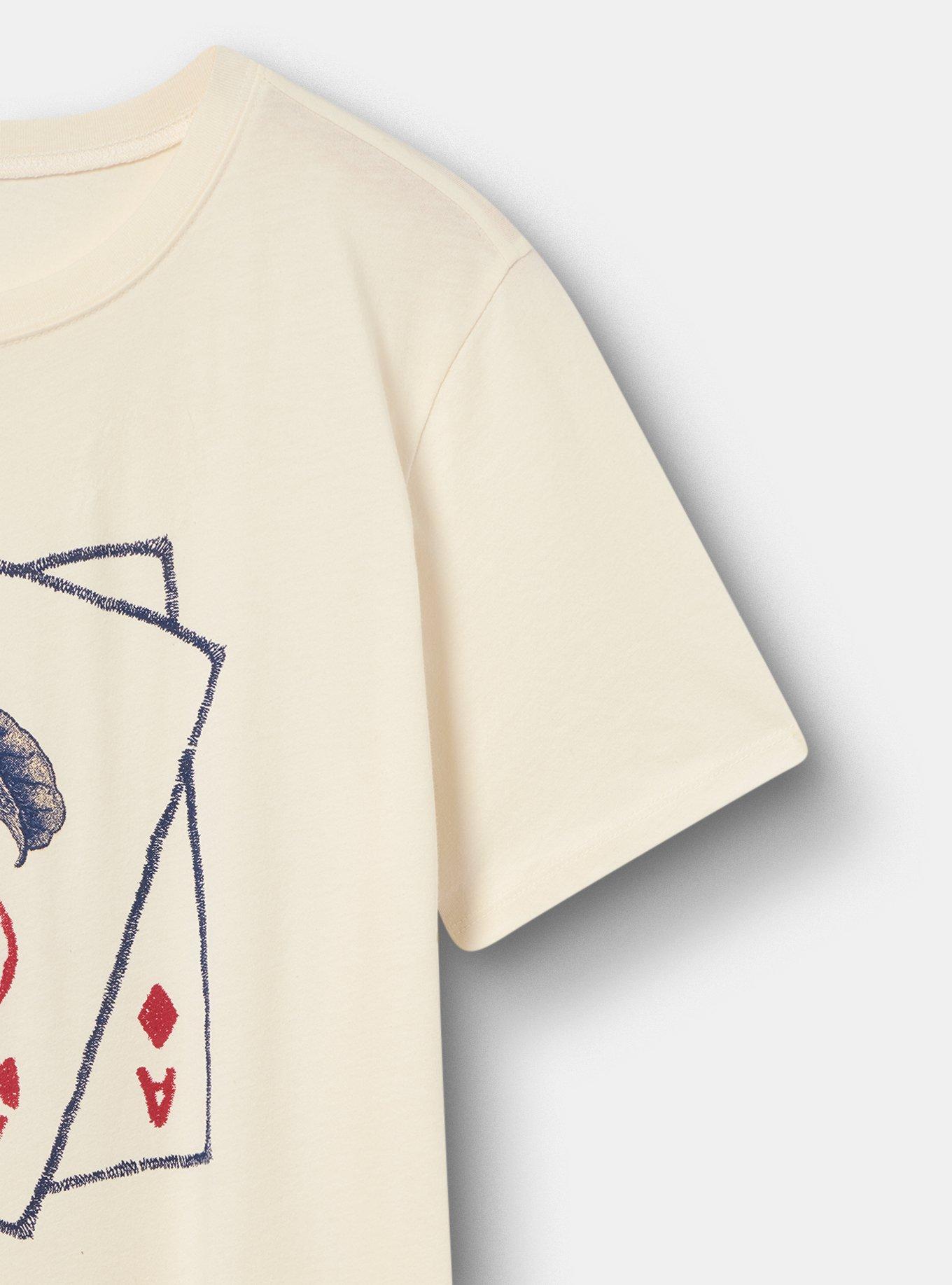 Classic Heritage Jersey Crew Tee, ACE OF CHERRY WHISPER WHITE, alternate