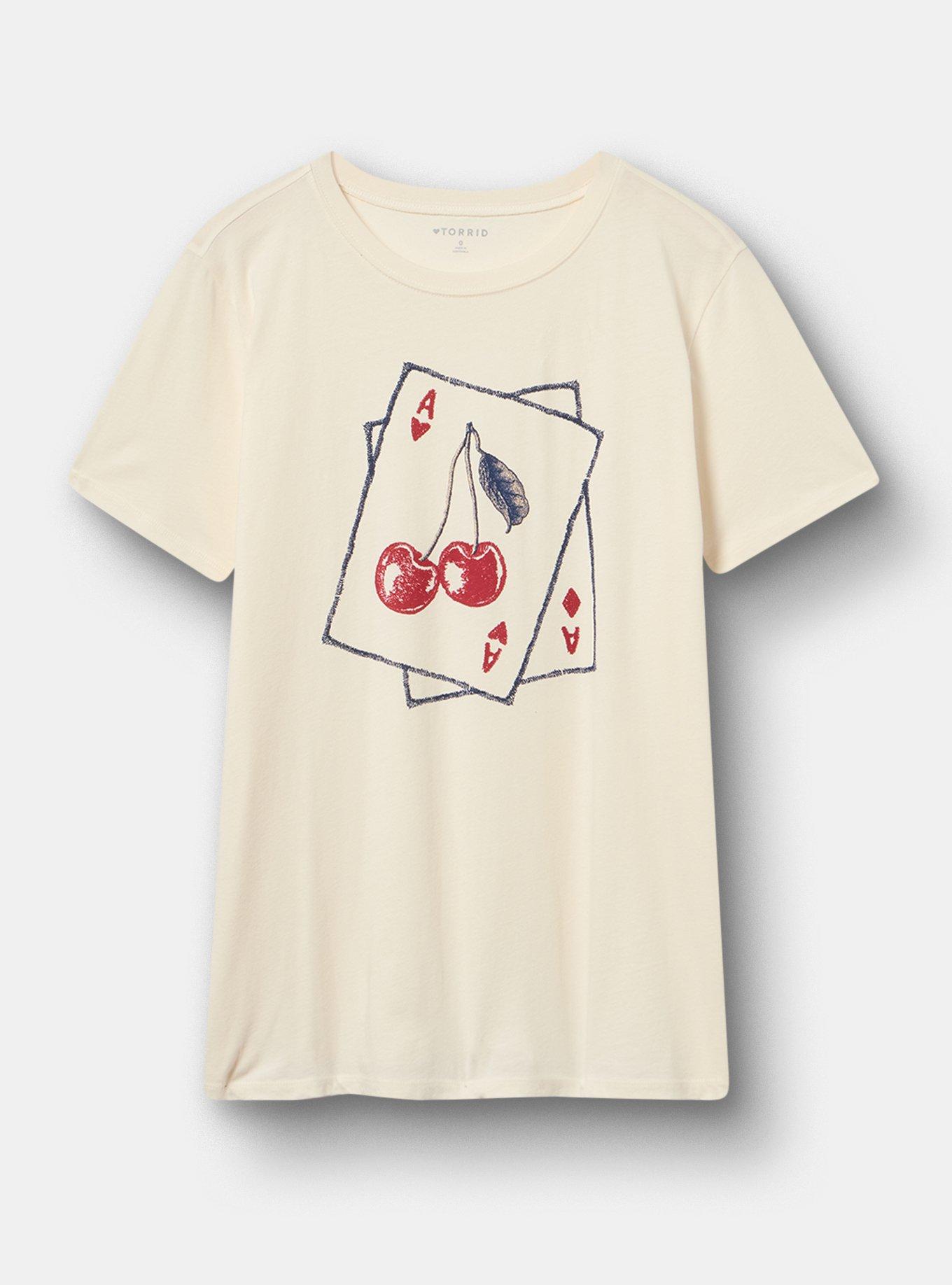 Classic Heritage Jersey Crew Tee, ACE OF CHERRY WHISPER WHITE, hi-res