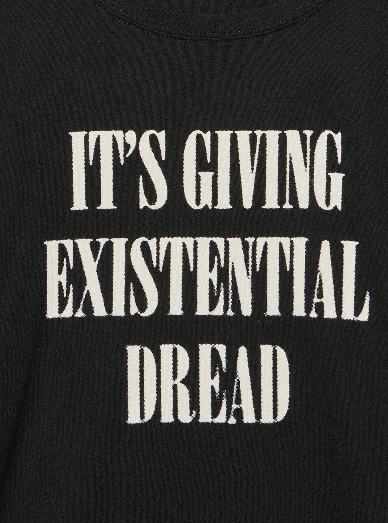 Classic Heritage Jersey Crew Tee, ITS GIVING DREAD DEEP BLACK, alternate