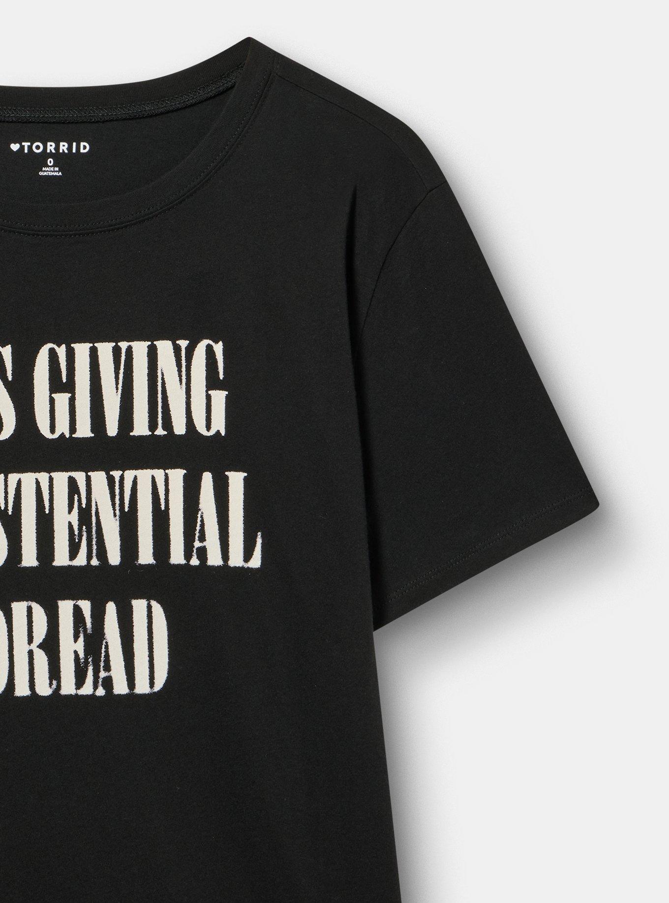 Classic Heritage Jersey Crew Tee, ITS GIVING DREAD DEEP BLACK, alternate