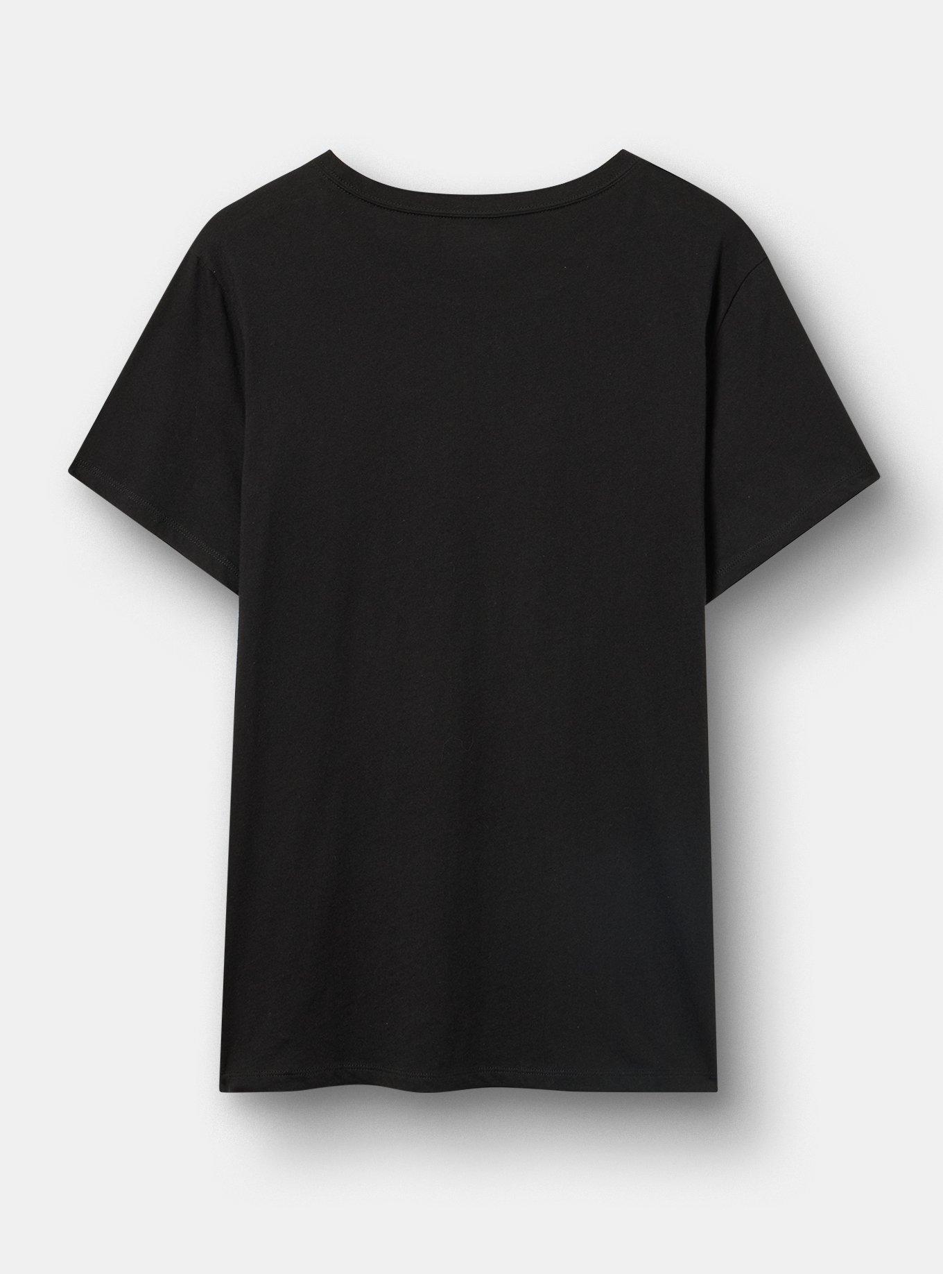 Classic Heritage Jersey Crew Tee, LIFES SHORT WHY NOT DEEP BLACK, alternate