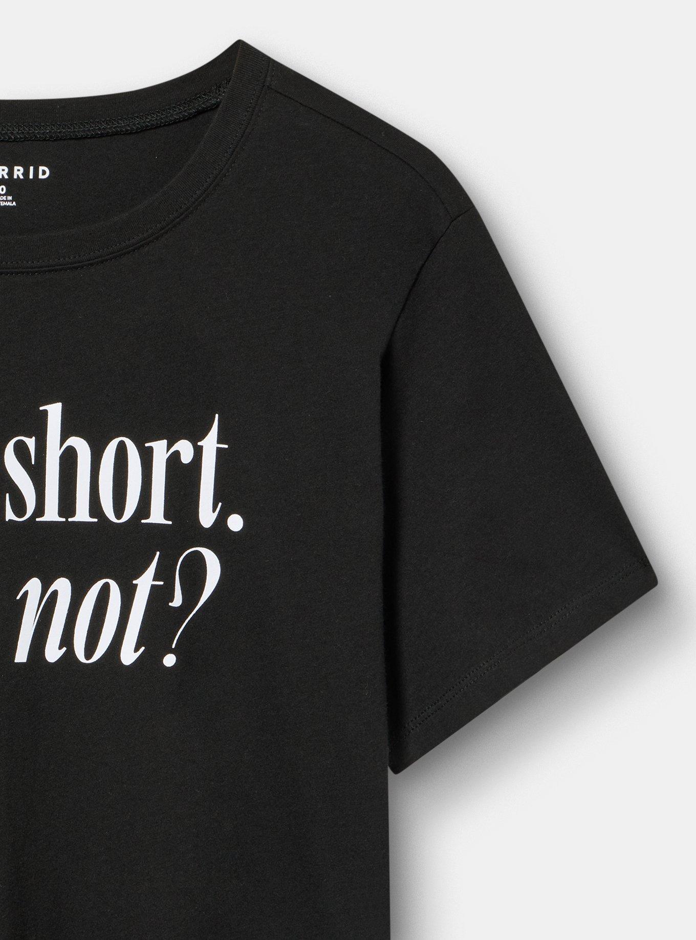 Classic Heritage Jersey Crew Tee, LIFES SHORT WHY NOT DEEP BLACK, alternate