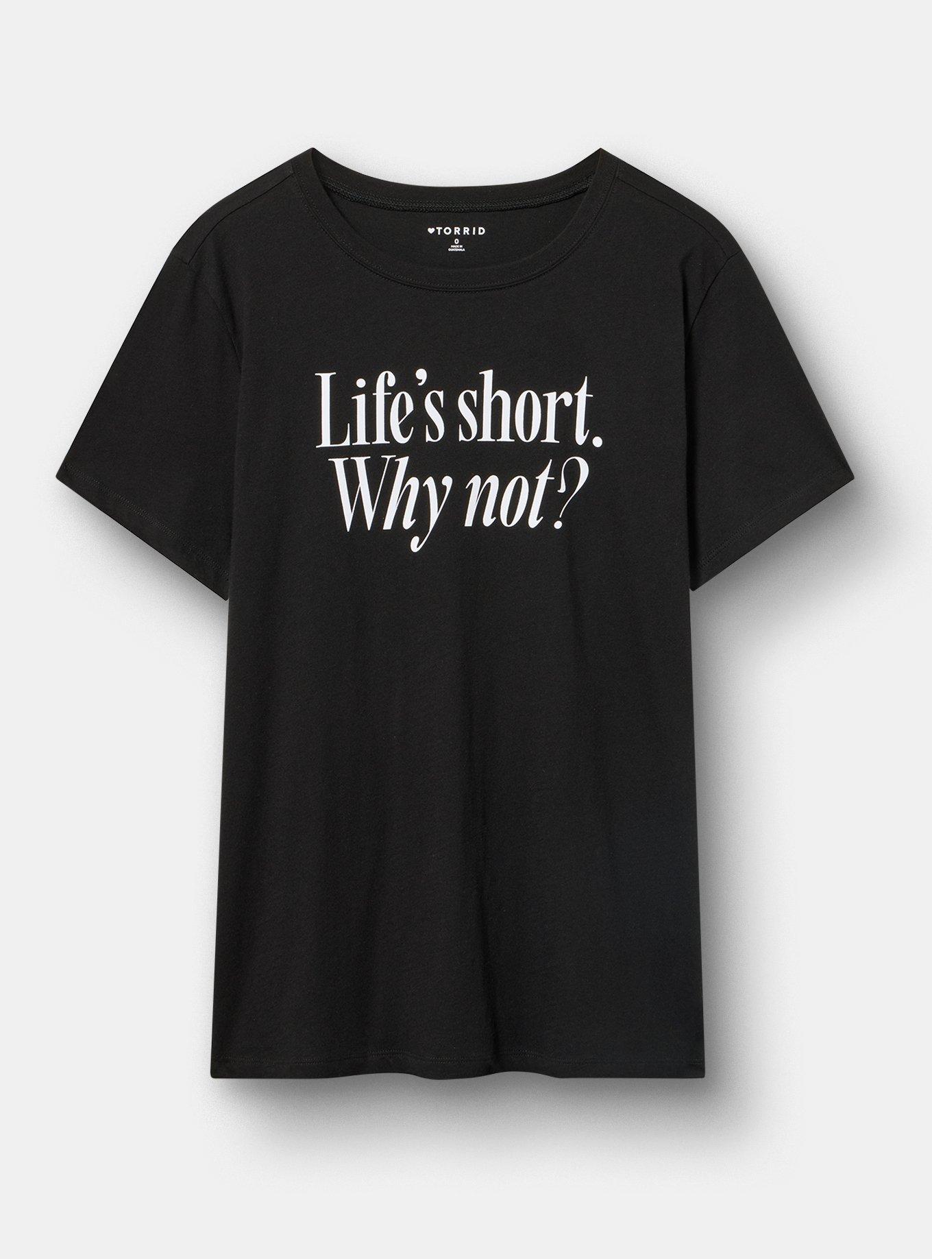 Classic Heritage Jersey Crew Tee, LIFES SHORT WHY NOT DEEP BLACK, hi-res