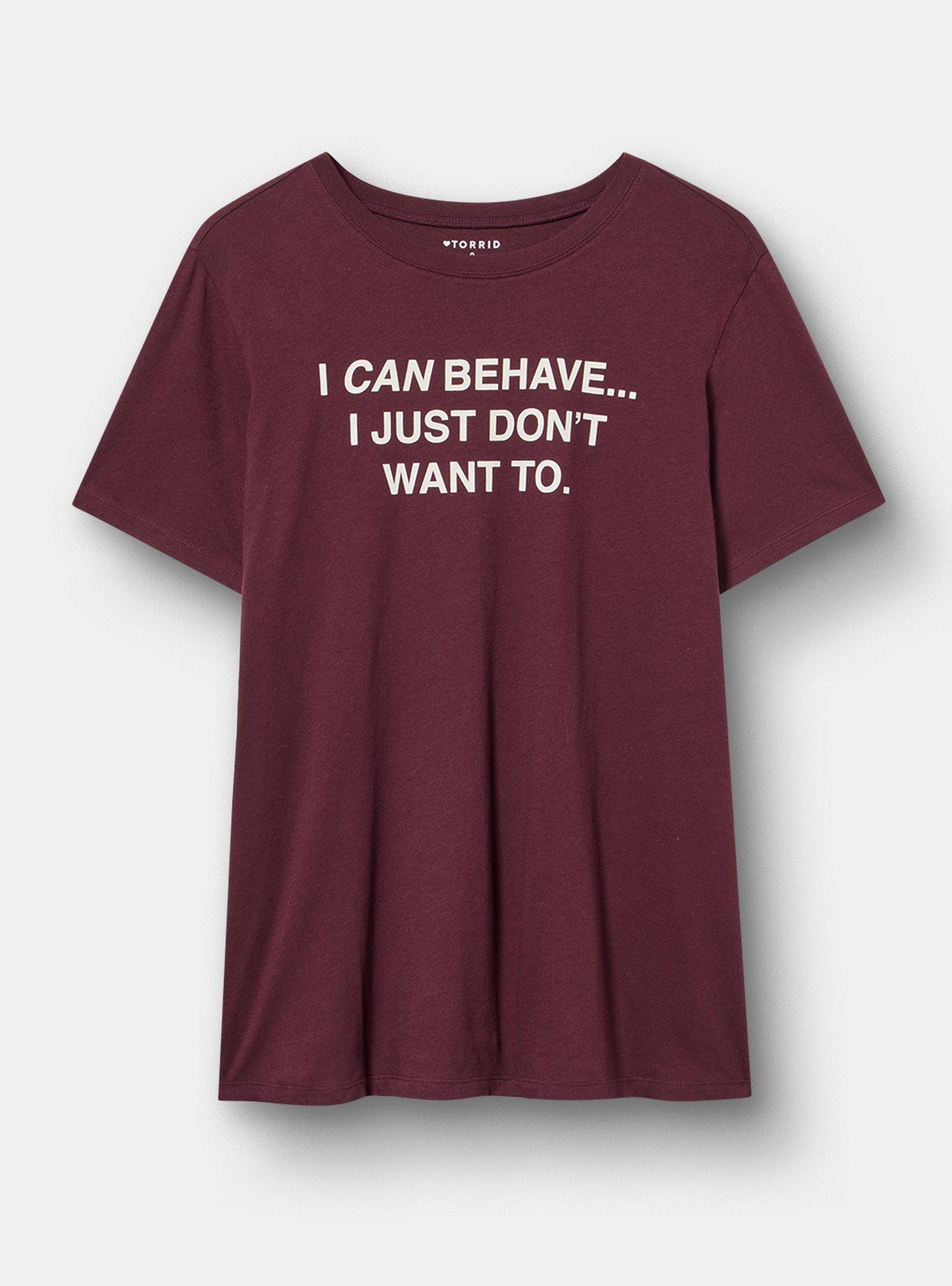 Classic Heritage Jersey Crew Tee, I CAN BEHAVE WINETASTING, hi-res