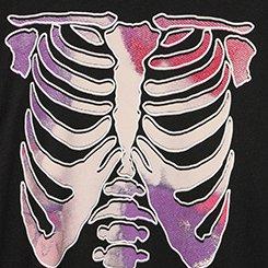 Classic Heritage Jersey Crew Tee, RIBCAGE FADE DEEP BLACK, swatch