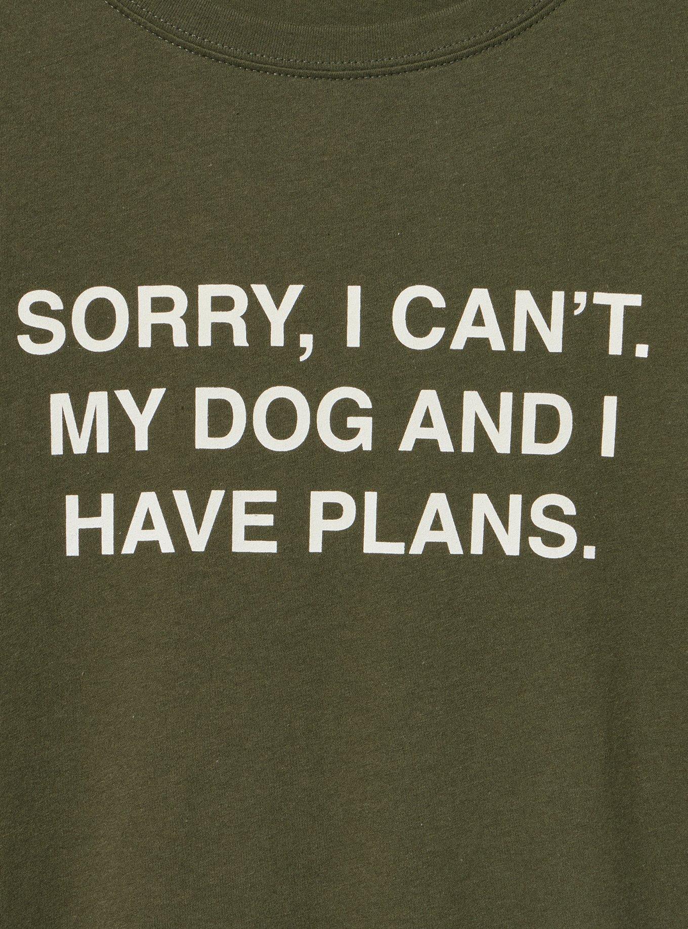 Classic Heritage Jersey Crew Tee, DOG AND I HAVE PLANS DEEP DEPTHS, alternate