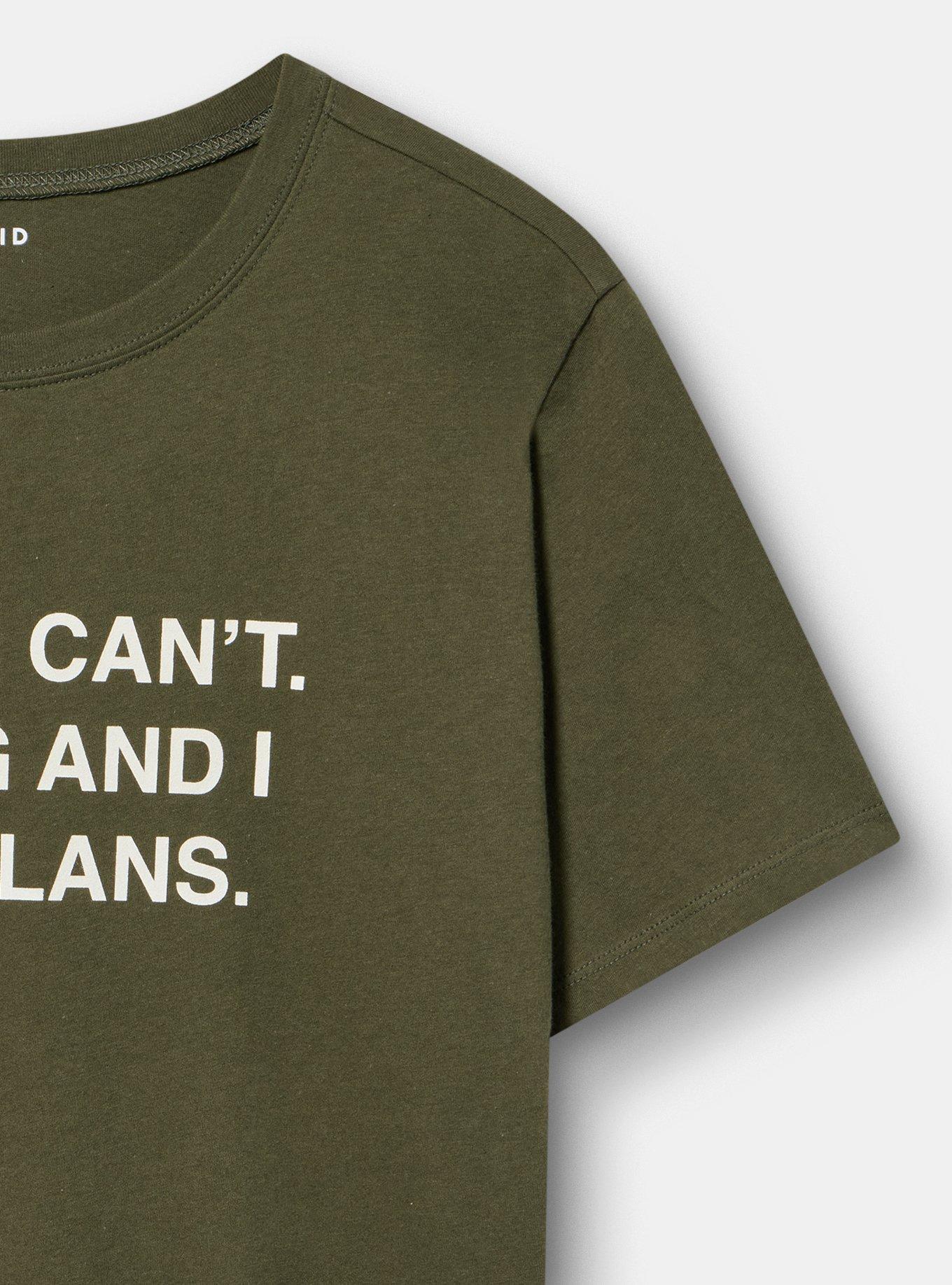 Classic Heritage Jersey Crew Tee, DOG AND I HAVE PLANS DEEP DEPTHS, alternate