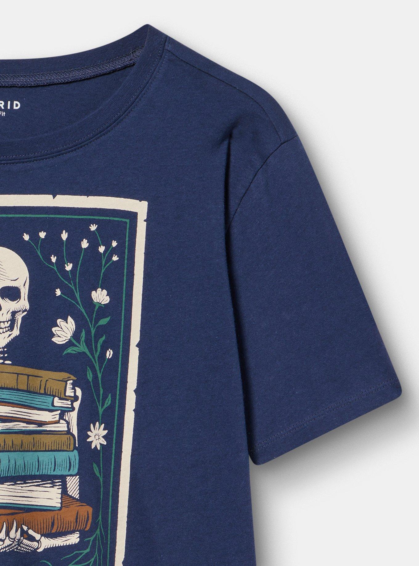 Classic Heritage Jersey Crew Tee, READING TAROT PEACOAT, alternate