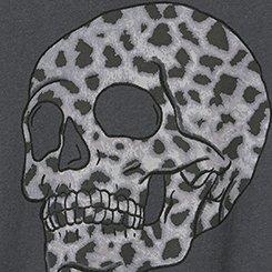 Classic Heritage Jersey Crew Tee, CHEE LEOPARD SKULL VINTAGE BLACK, swatch