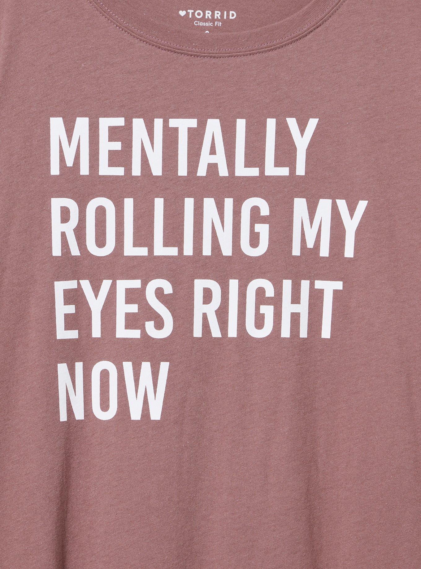 Classic Heritage Jersey Crew Tee, MENTALLY ROLLING MY EYES ROSE TAUPE, alternate