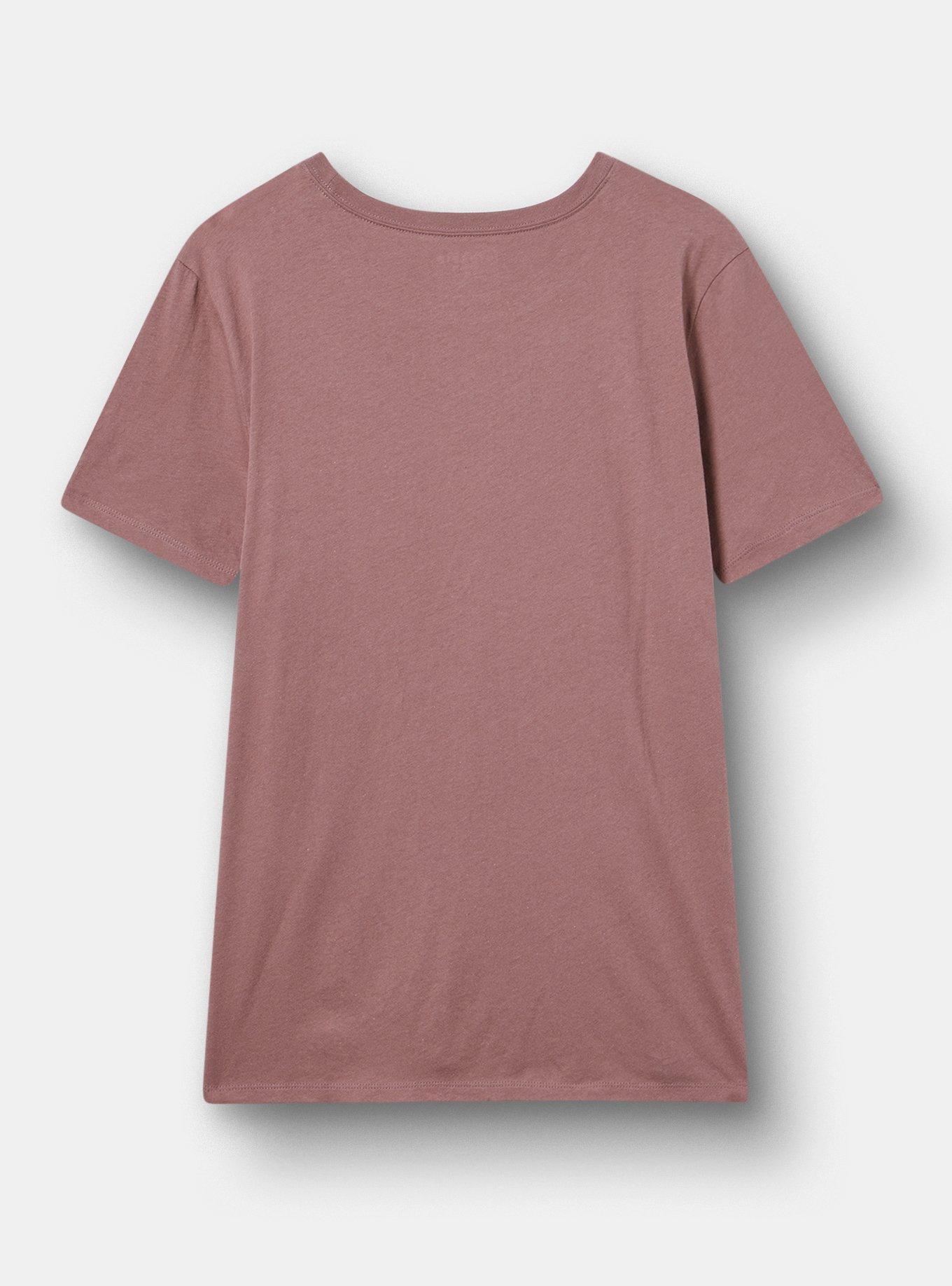 Classic Heritage Jersey Crew Tee, MENTALLY ROLLING MY EYES ROSE TAUPE, alternate