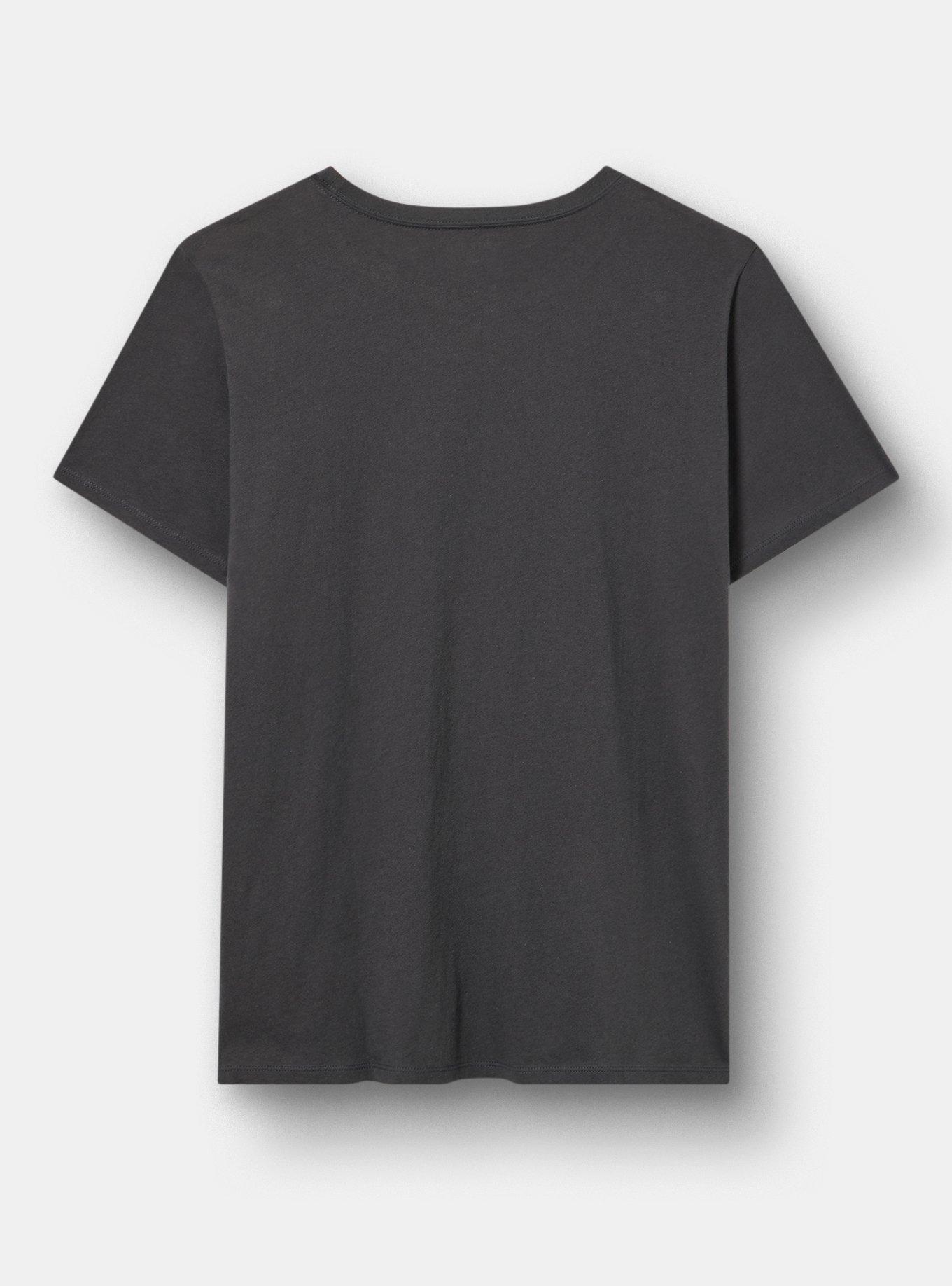 Plus Size Classic Heritage Jersey Crew Tee, BOOKTROVERT VINTAGE BLACK, alternate