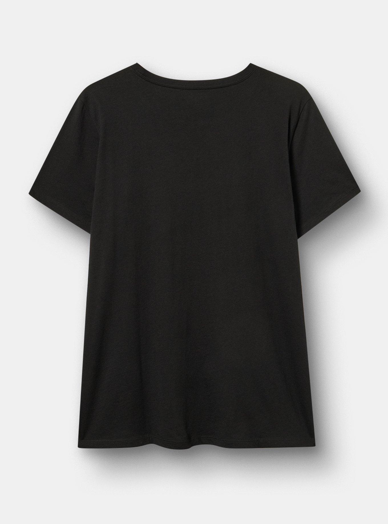 Classic Heritage Jersey Crew Tee, CREATURE OF THE NIGHT DEEP BLACK, alternate