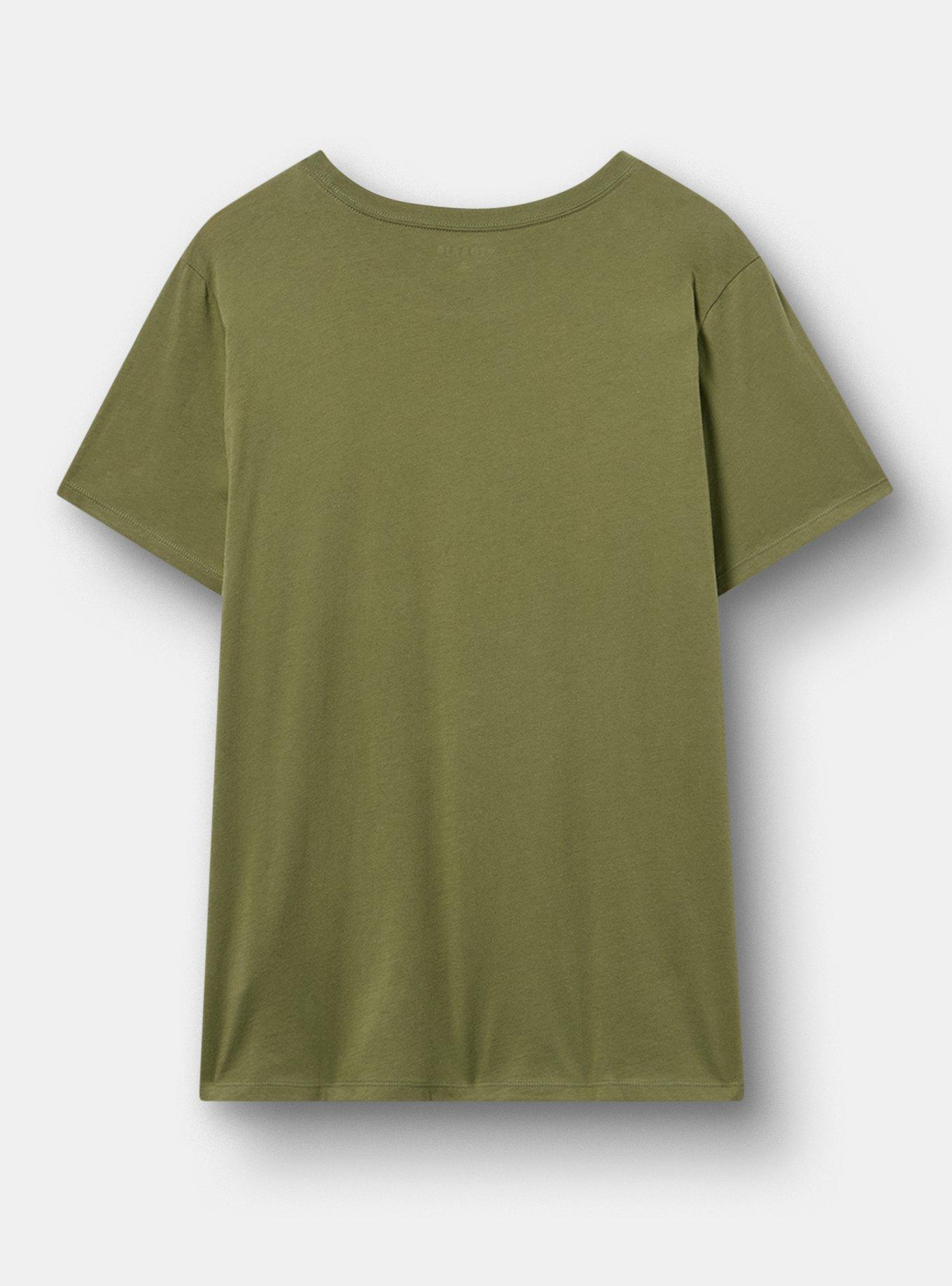 Classic Heritage Jersey Crew Tee, DONT NEED ATTITUDE OLIVINE, alternate