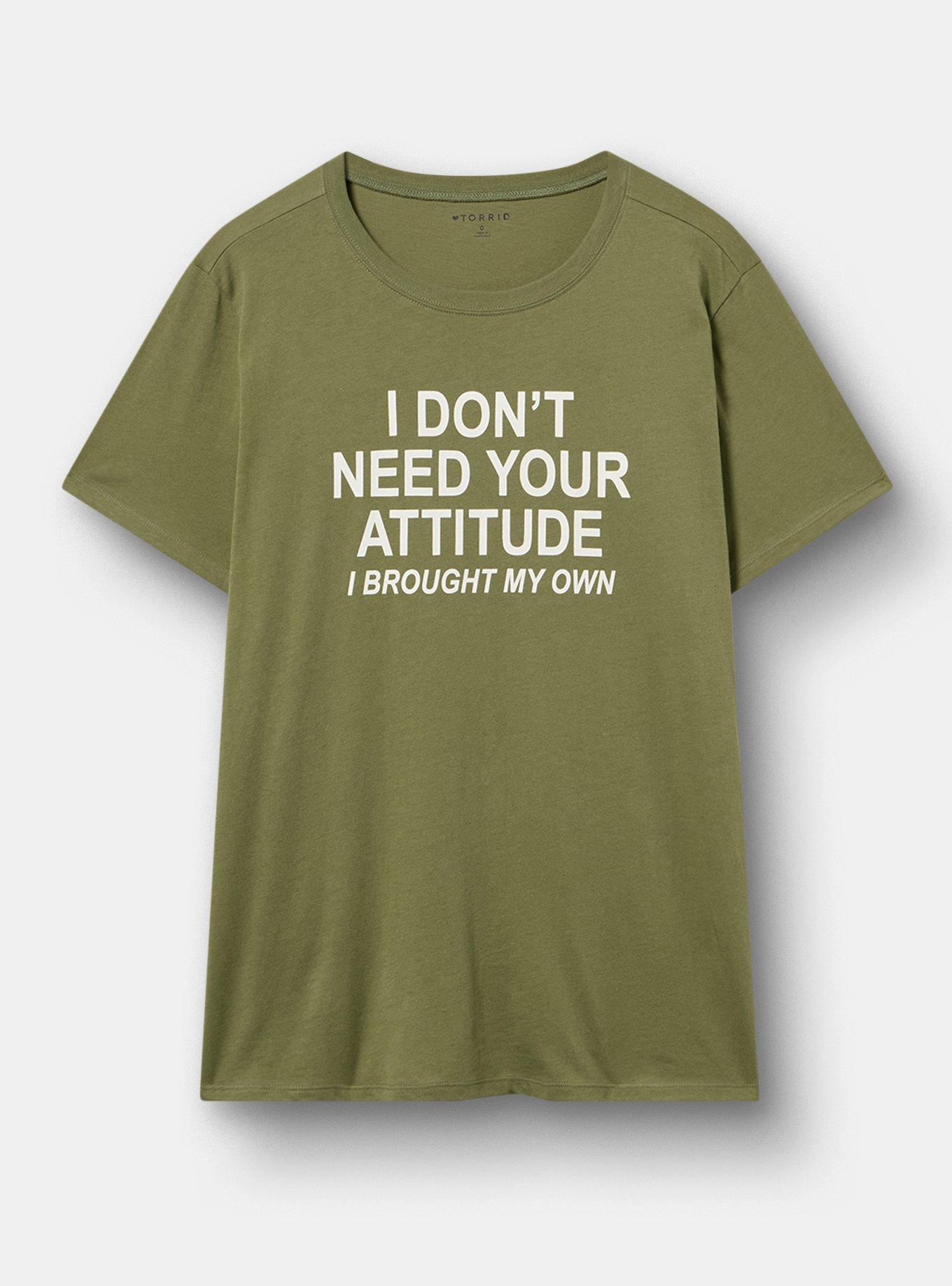 Classic Heritage Jersey Crew Tee, DONT NEED ATTITUDE OLIVINE, hi-res