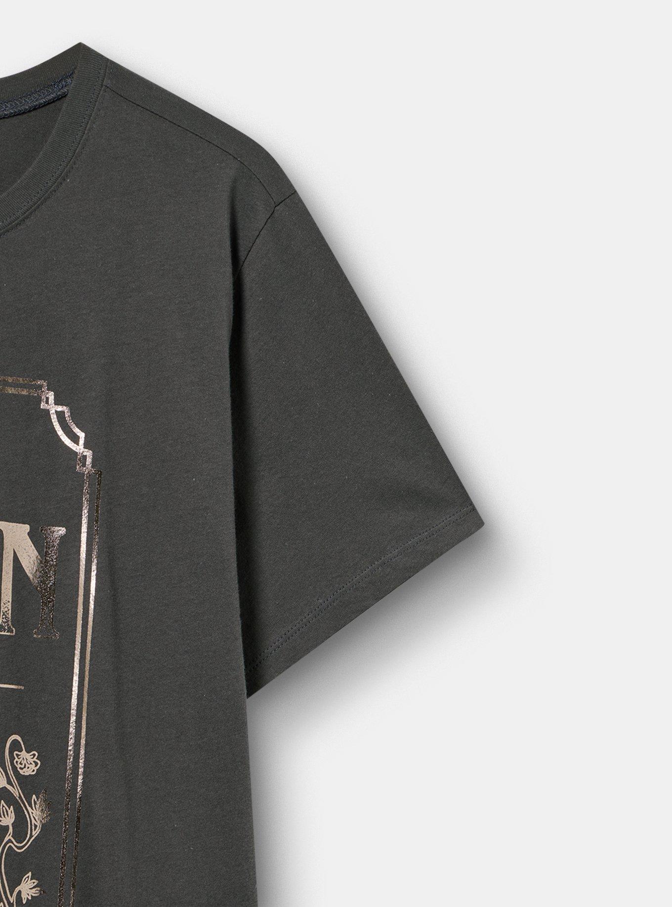 Classic Heritage Jersey Crew Tee, COVEN VINTAGE BLACK, alternate