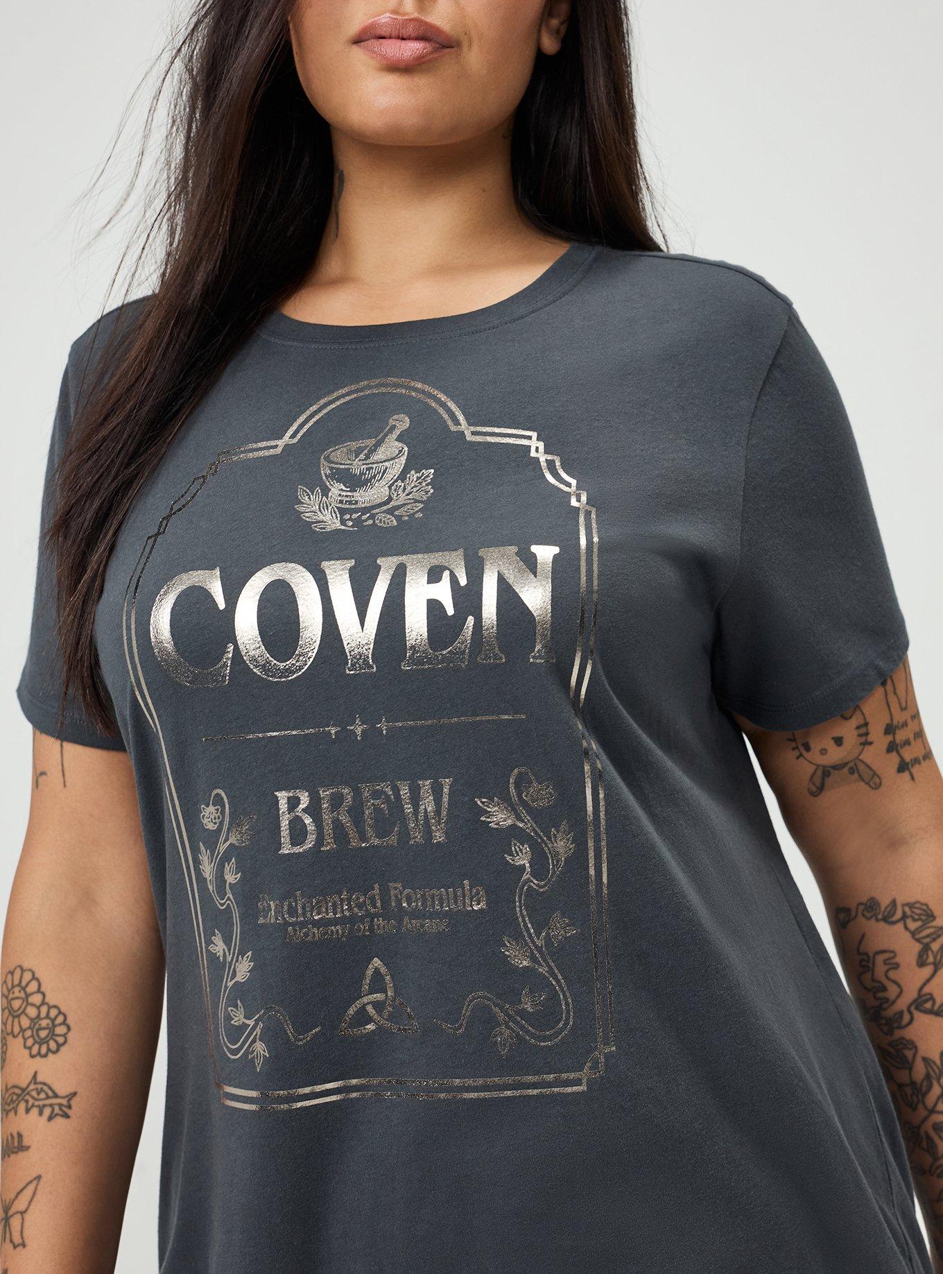Classic Fit Heritage Jersey Crew Tee, COVEN VINTAGE BLACK, alternate