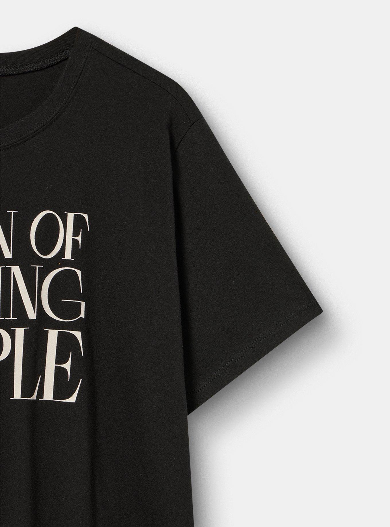 Classic Heritage Jersey Crew Tee, AVOIDING PEOPLE DEEP BLACK, alternate
