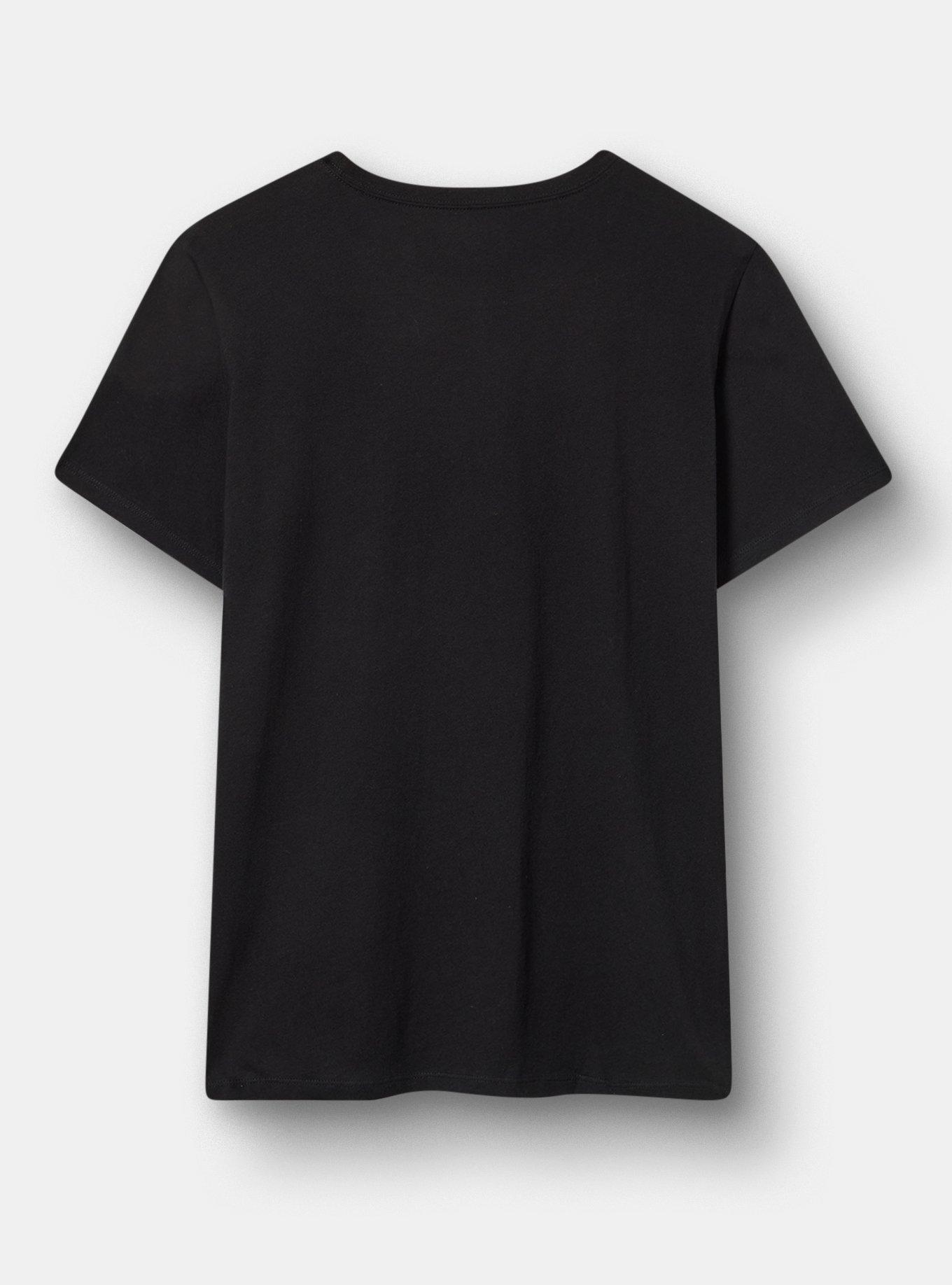 Classic Heritage Jersey Crew Tee, ARE YOU OKAY DEEP BLACK, alternate