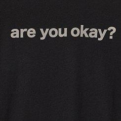 Classic Heritage Jersey Crew Tee, ARE YOU OKAY DEEP BLACK, swatch