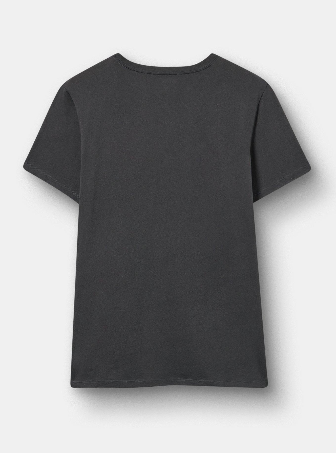 Plus Size Classic Heritage Jersey Crew Tee, NEVER TOO EARLY VINTAGE BLACK, alternate