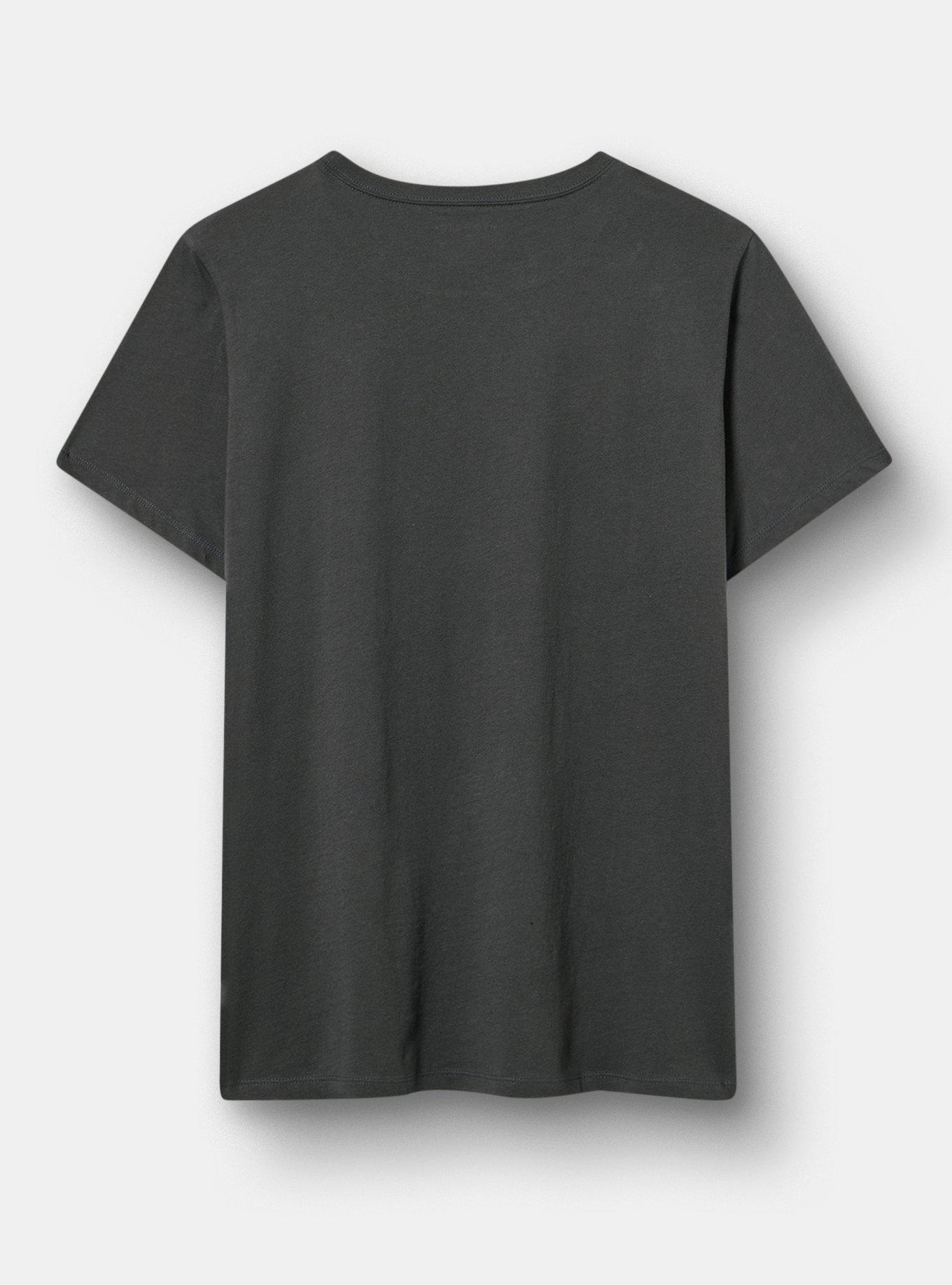 Plus Size Classic Heritage Jersey Crew Tee, EASILY DISTRACTED PLANTS VINTAGE BLACK, alternate