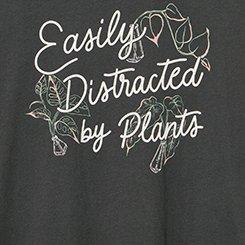Plus Size Classic Heritage Jersey Crew Tee, EASILY DISTRACTED PLANTS VINTAGE BLACK, swatch