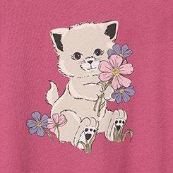 Classic Heritage Jersey Crew Tee, CAT FOR YOU VIOLET QUARTZ, swatch