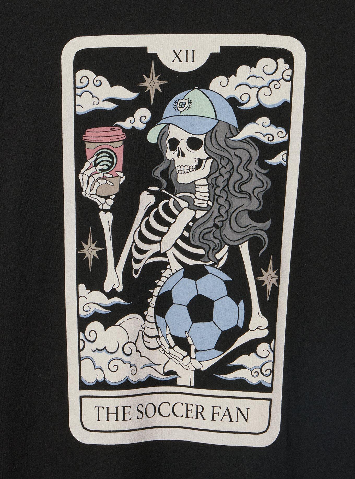 Classic Heritage Jersey Crew Tee, THE SOCCER PLAYER TAROT DEEP BLACK, alternate