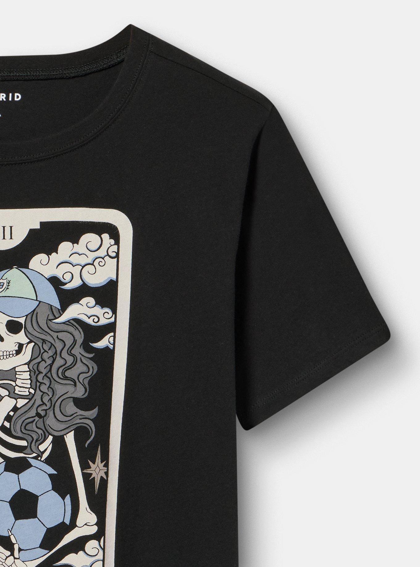 Classic Heritage Jersey Crew Tee, THE SOCCER PLAYER TAROT DEEP BLACK, alternate