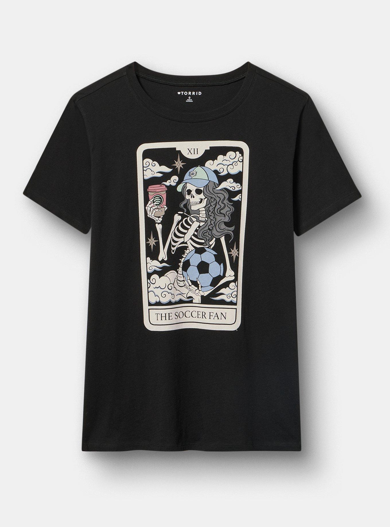 Classic Heritage Jersey Crew Tee, THE SOCCER PLAYER TAROT DEEP BLACK, hi-res