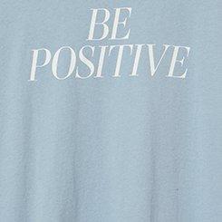 Plus Size Classic Heritage Jersey Crew Tee, BE POSITIVE DUSTY BLUE, swatch