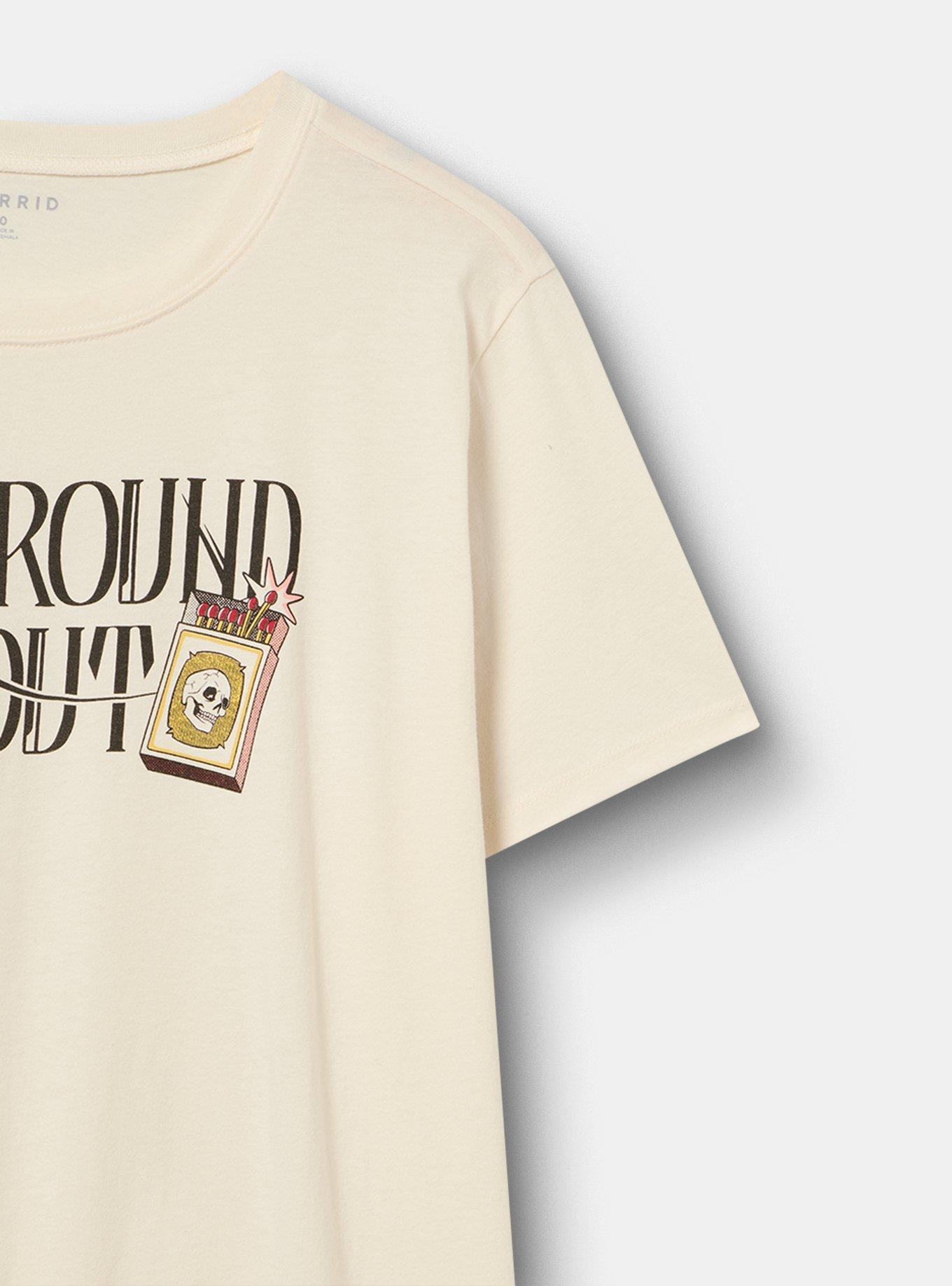 Classic Heritage Jersey Crew Tee, HEX AROUND WHISPER WHITE, alternate