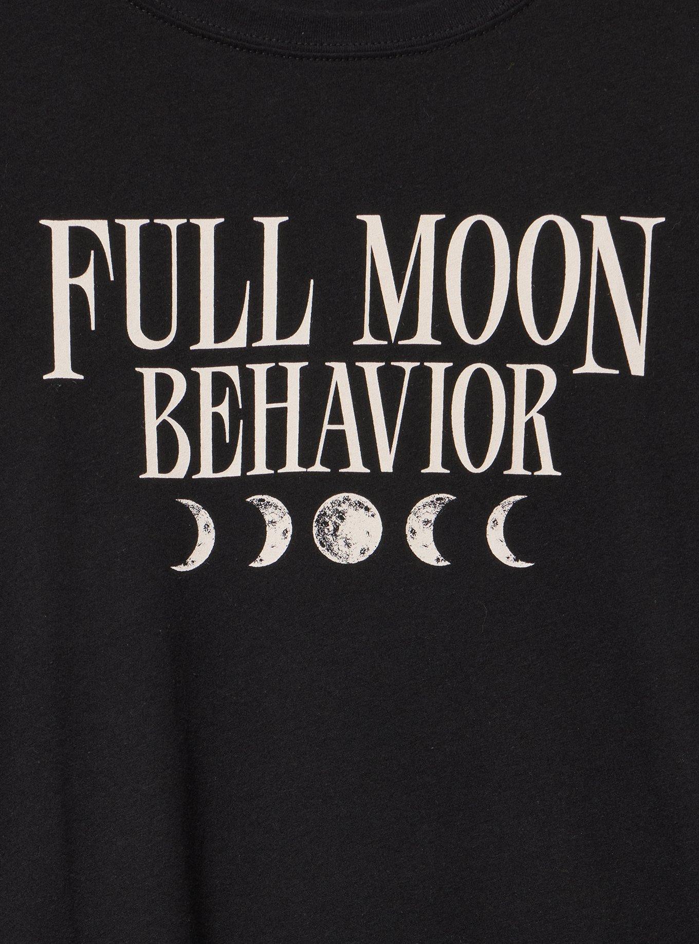 Classic Heritage Jersey Crew Tee, FULL MOON BEHAVIOR DEEP BLACK, alternate