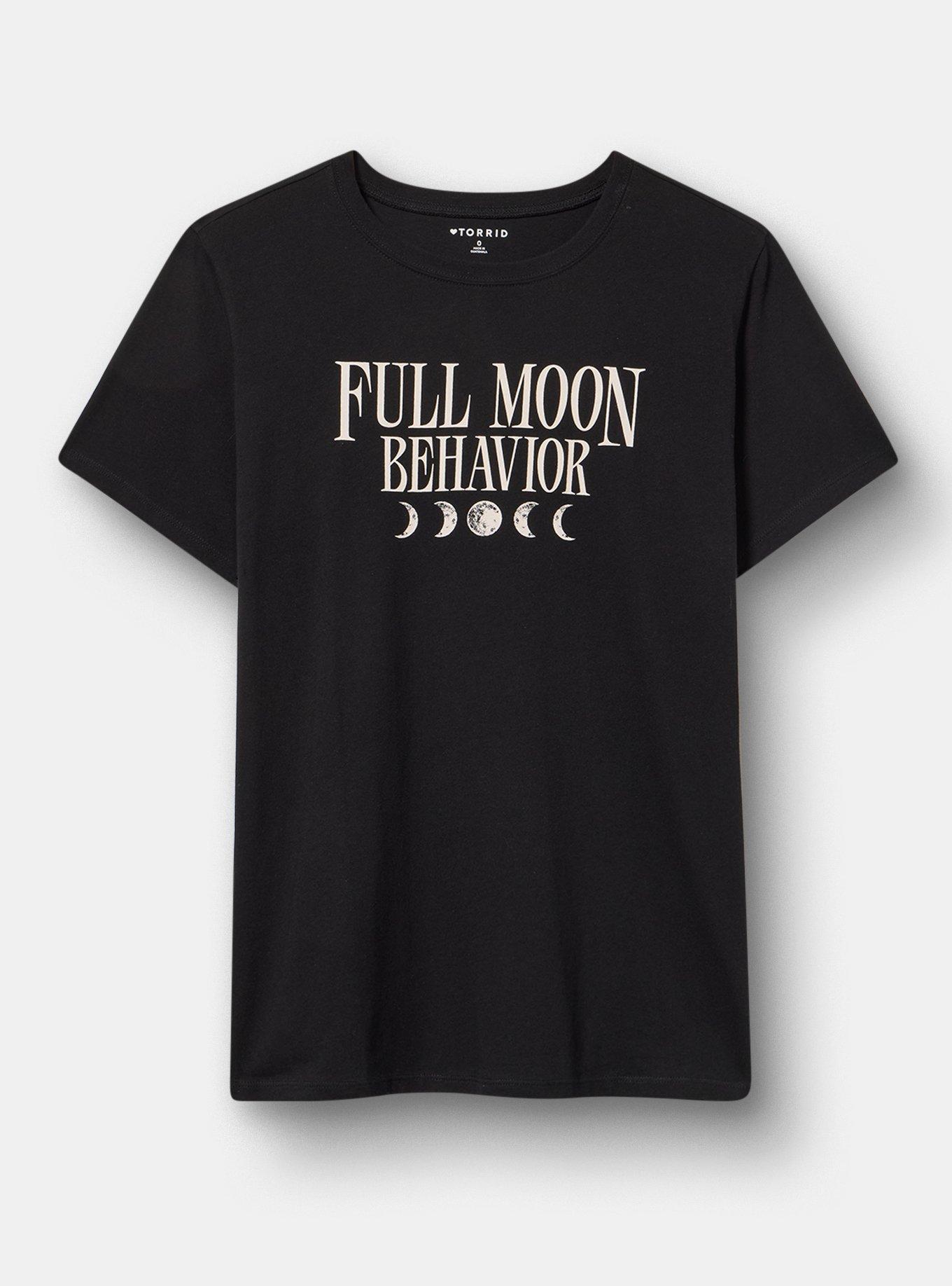 Classic Heritage Jersey Crew Tee, FULL MOON BEHAVIOR DEEP BLACK, hi-res