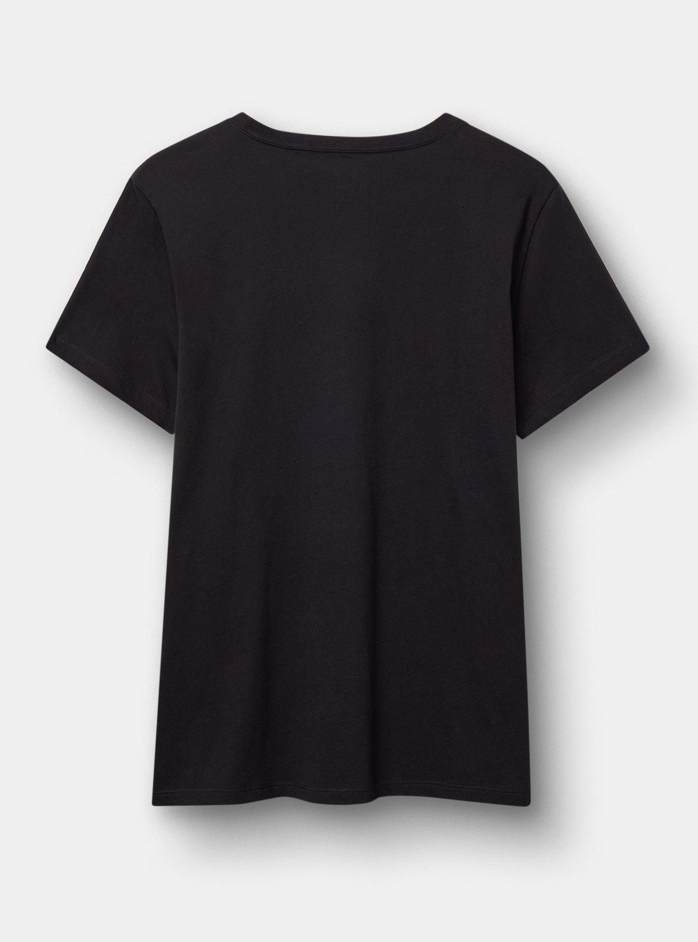 Classic Heritage Jersey Crew Tee, THAT AUNT DEEP BLACK, alternate
