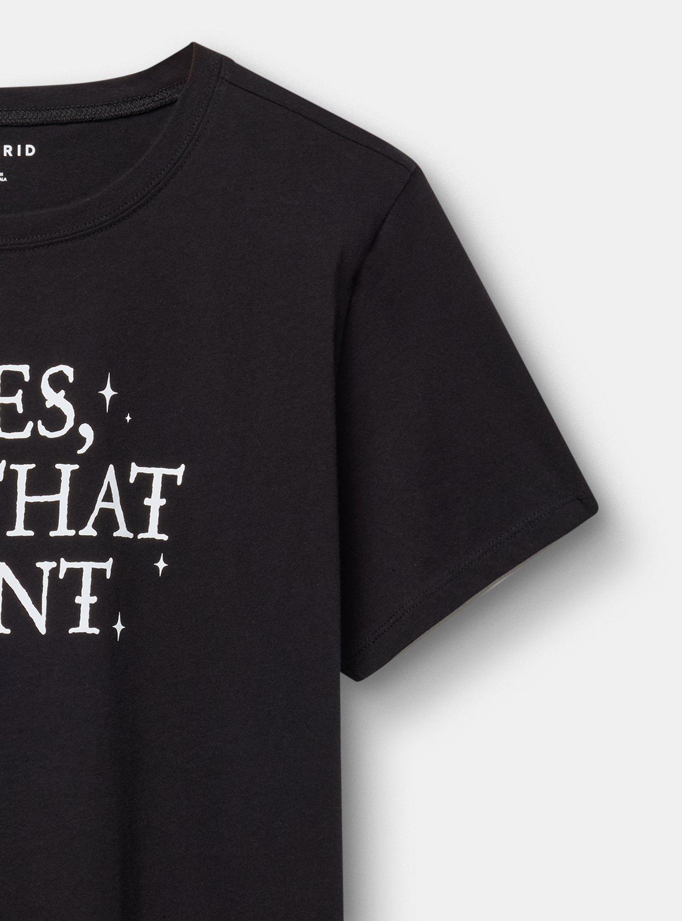 Classic Heritage Jersey Crew Tee, THAT AUNT DEEP BLACK, alternate