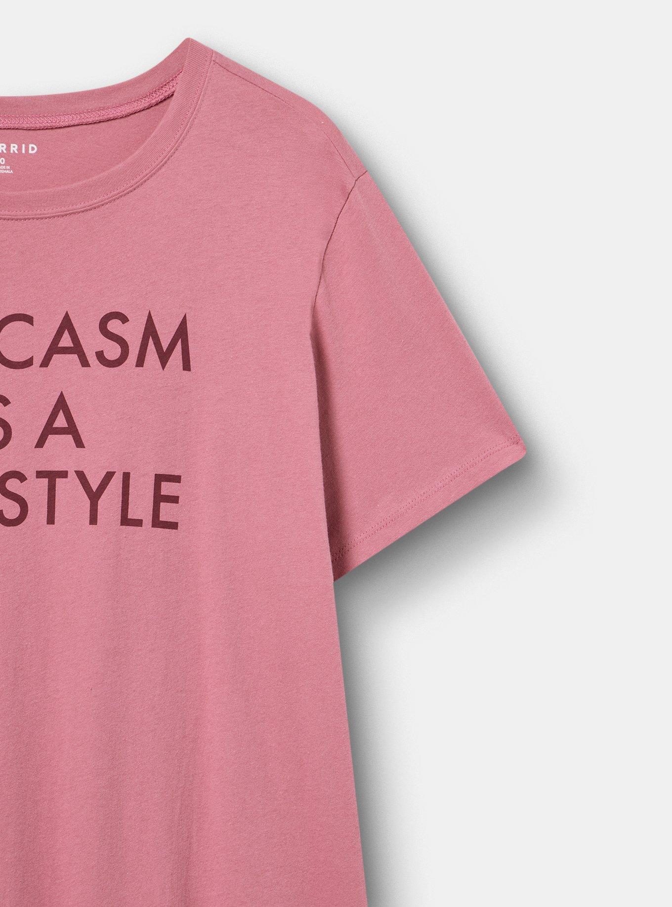 Classic Heritage Jersey Crew Tee, SARCASM LIFESTYLE MESA ROSE, alternate