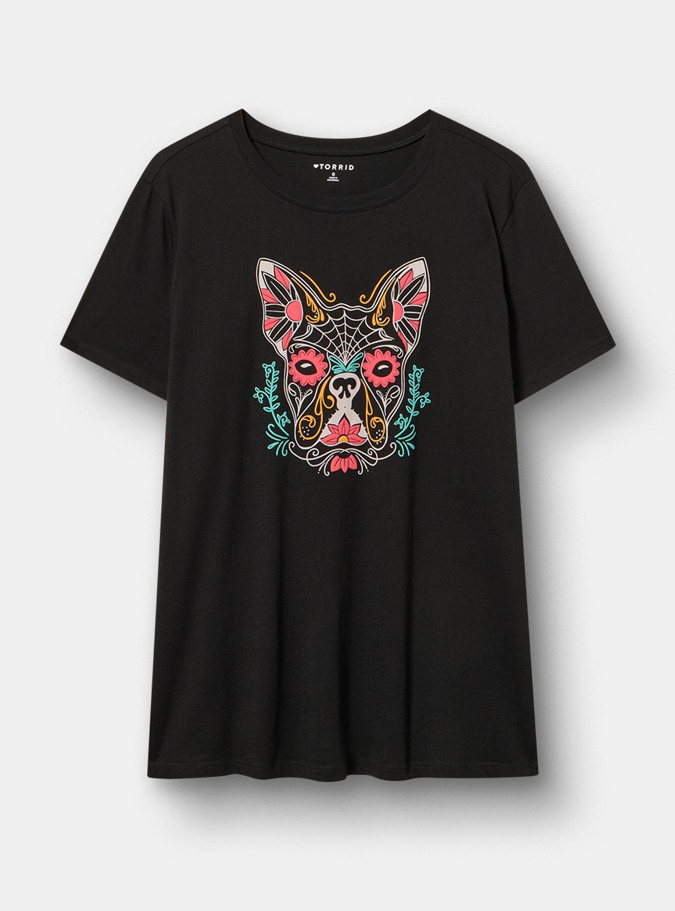 Classic Heritage Jersey Crew Tee, MUERTOS DOG DEEP BLACK, hi-res