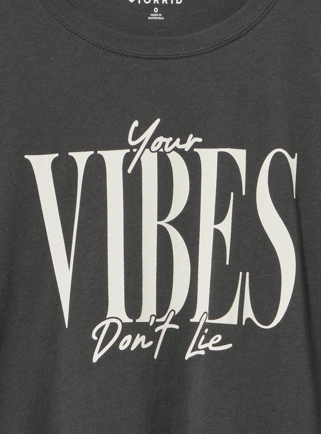 Classic Heritage Jersey Crew Tee, VIBES DONT LIE VINTAGE BLACK, alternate