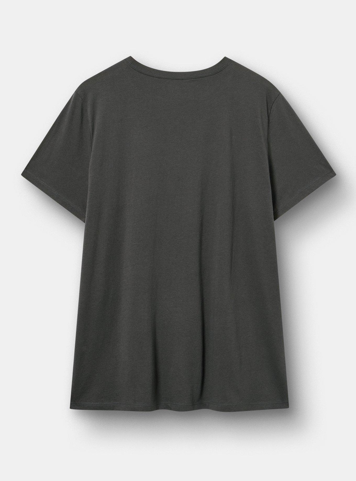 Classic Heritage Jersey Crew Tee, VIBES DONT LIE VINTAGE BLACK, alternate