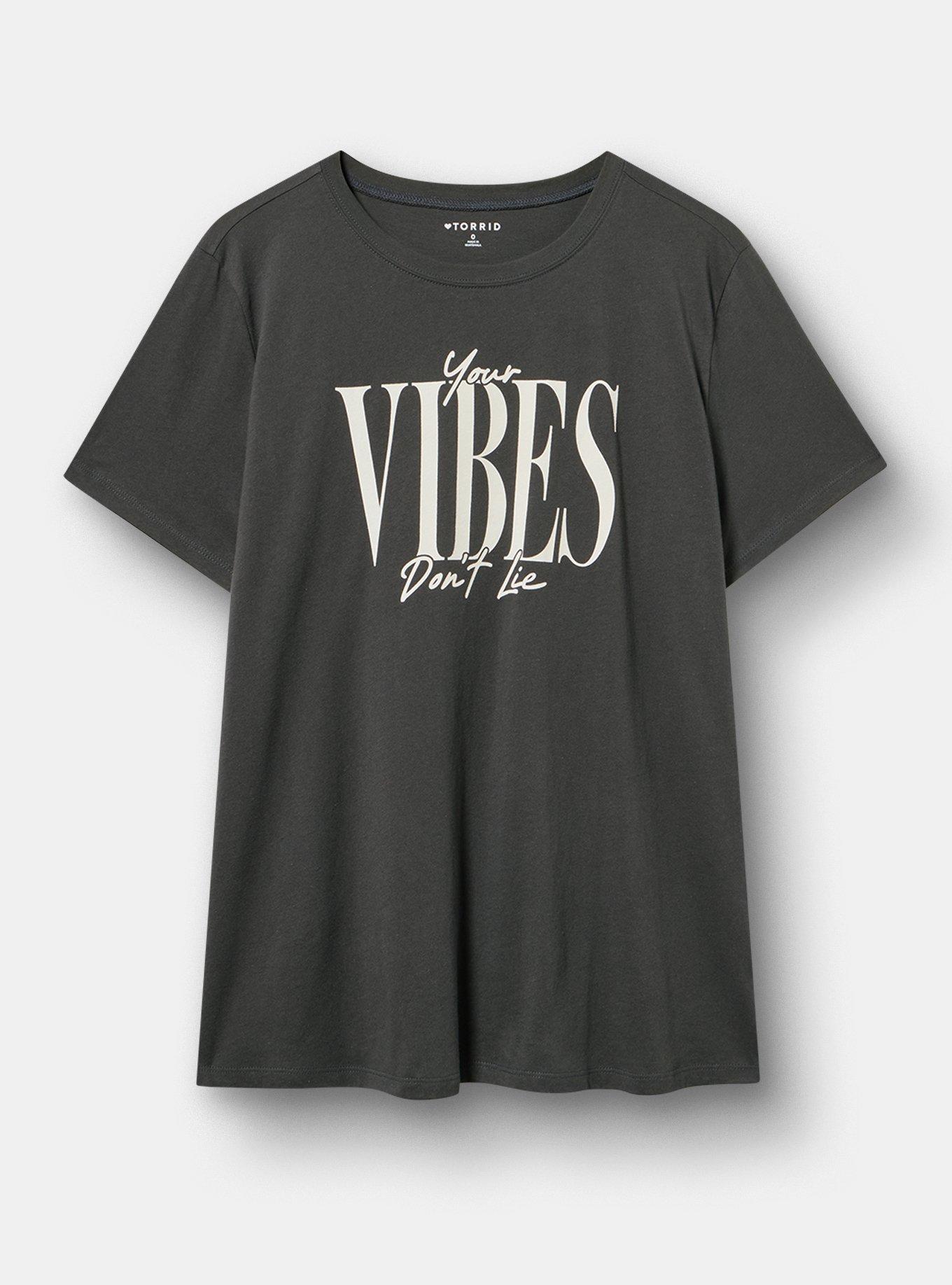 Classic Heritage Jersey Crew Tee, VIBES DONT LIE VINTAGE BLACK, hi-res