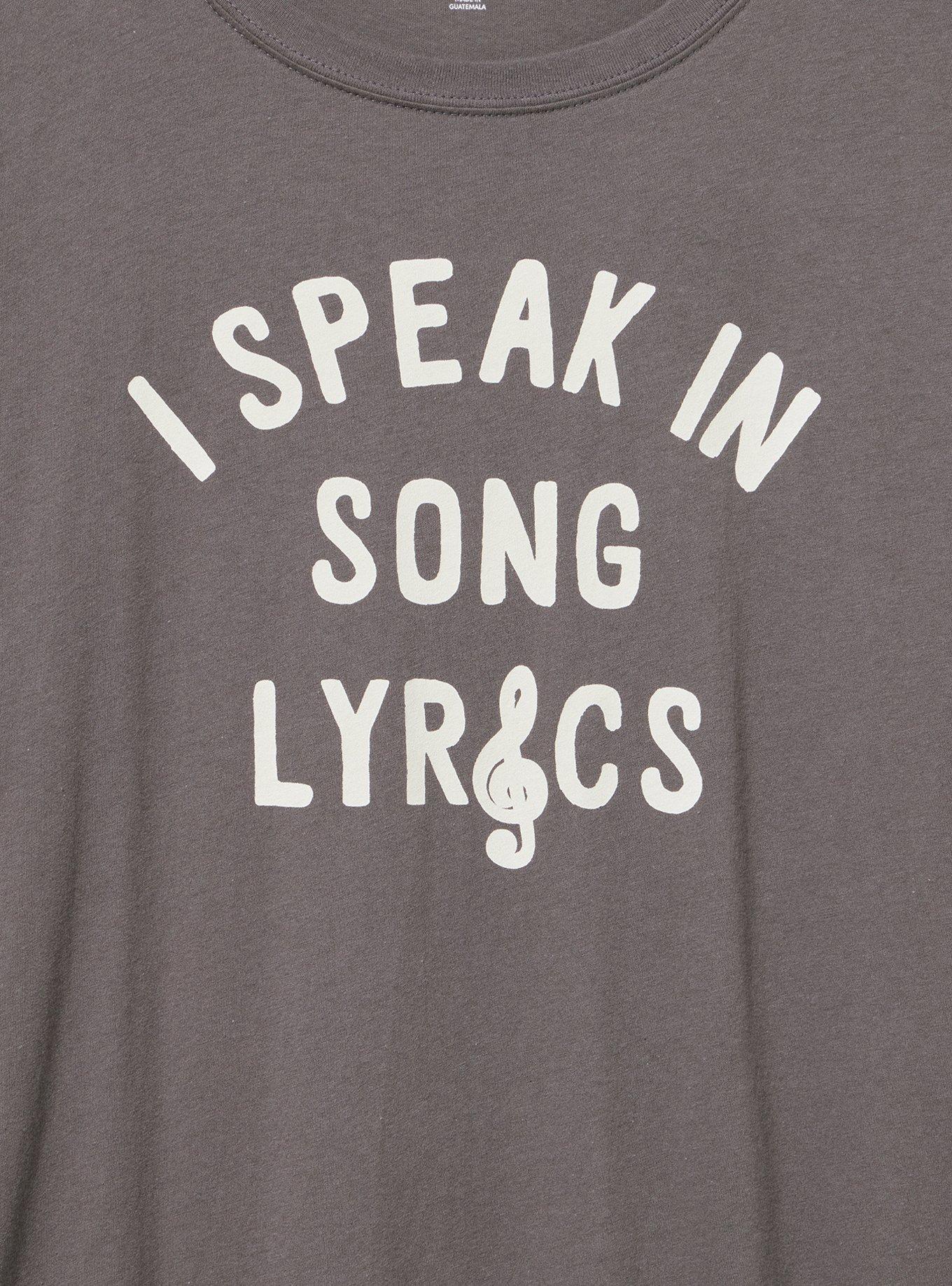 Classic Heritage Jersey Crew Tee, SONG LYRICS TORNADO, alternate