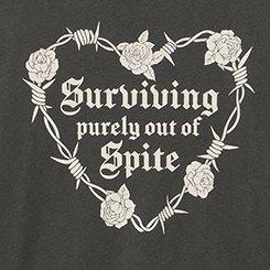 Classic Heritage Jersey Crew Tee, SURVIVING SPITE VINTAGE BLACK, swatch