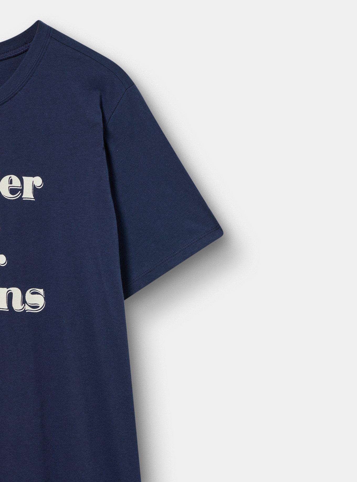 Classic Heritage Jersey Crew Tee, PREFER CATS PEACOAT, alternate