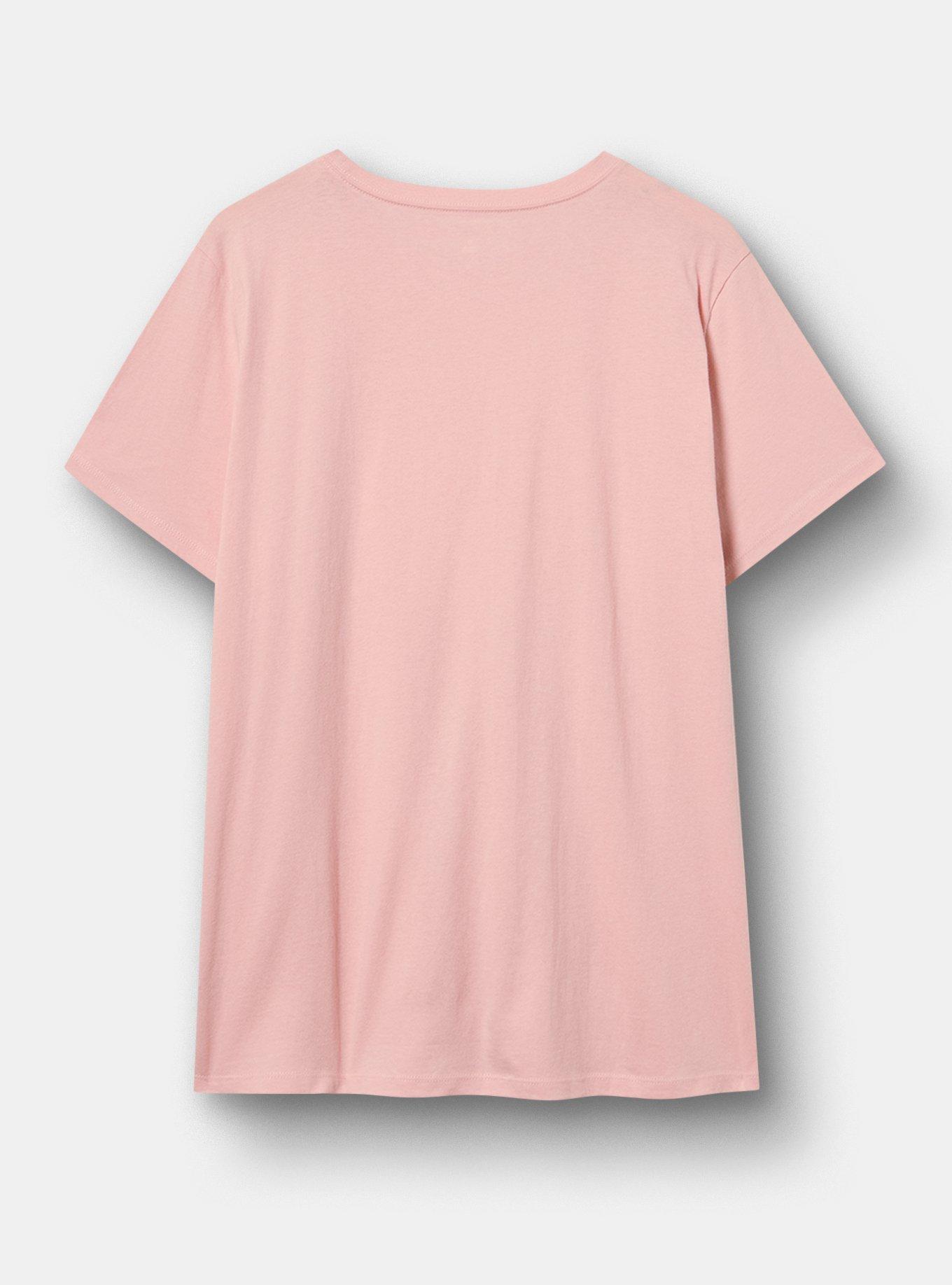 Classic Heritage Jersey Crew Tee, CHILL VIBES SILVER PINK, alternate