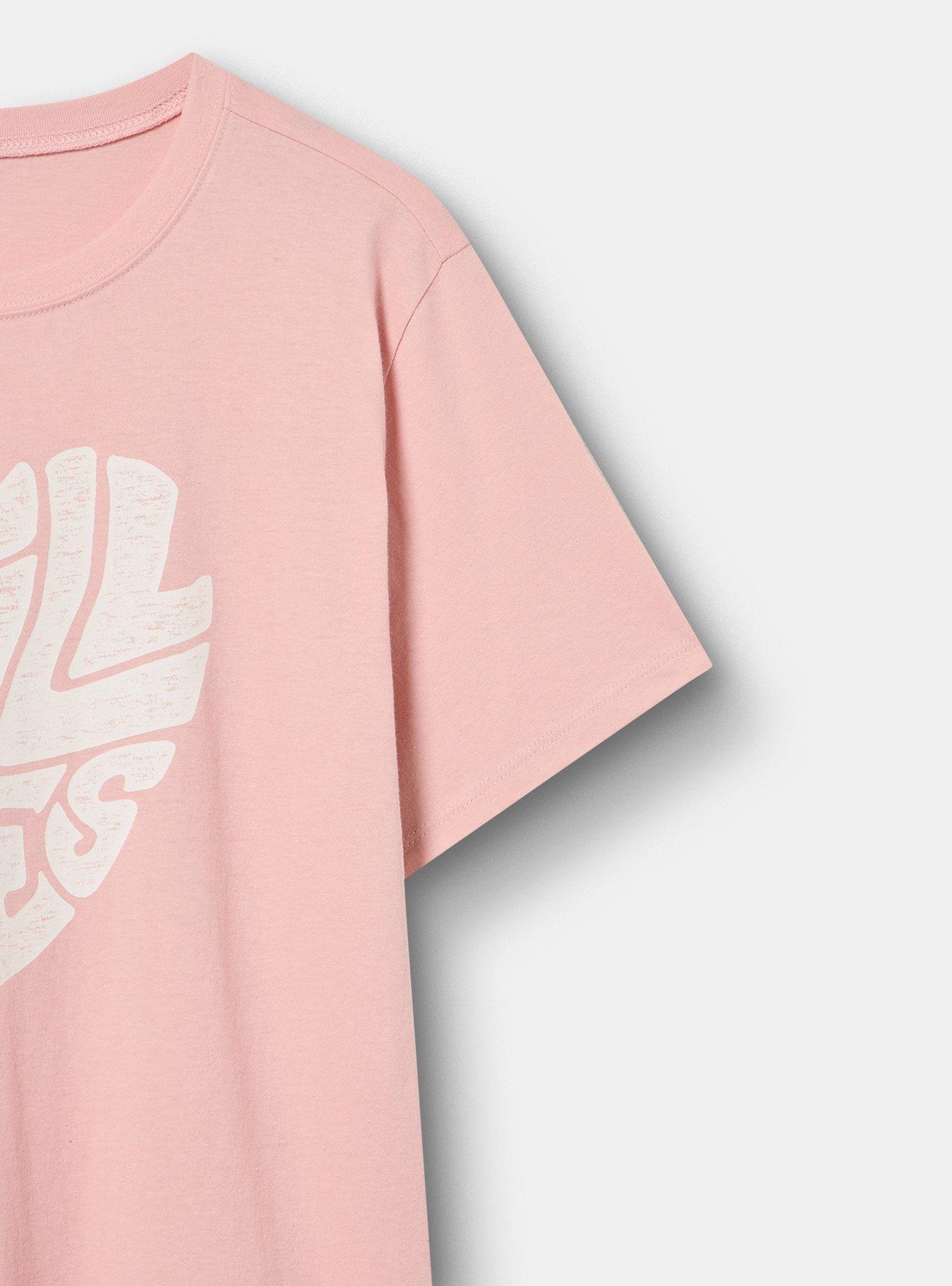 Classic Heritage Jersey Crew Tee, CHILL VIBES SILVER PINK, alternate