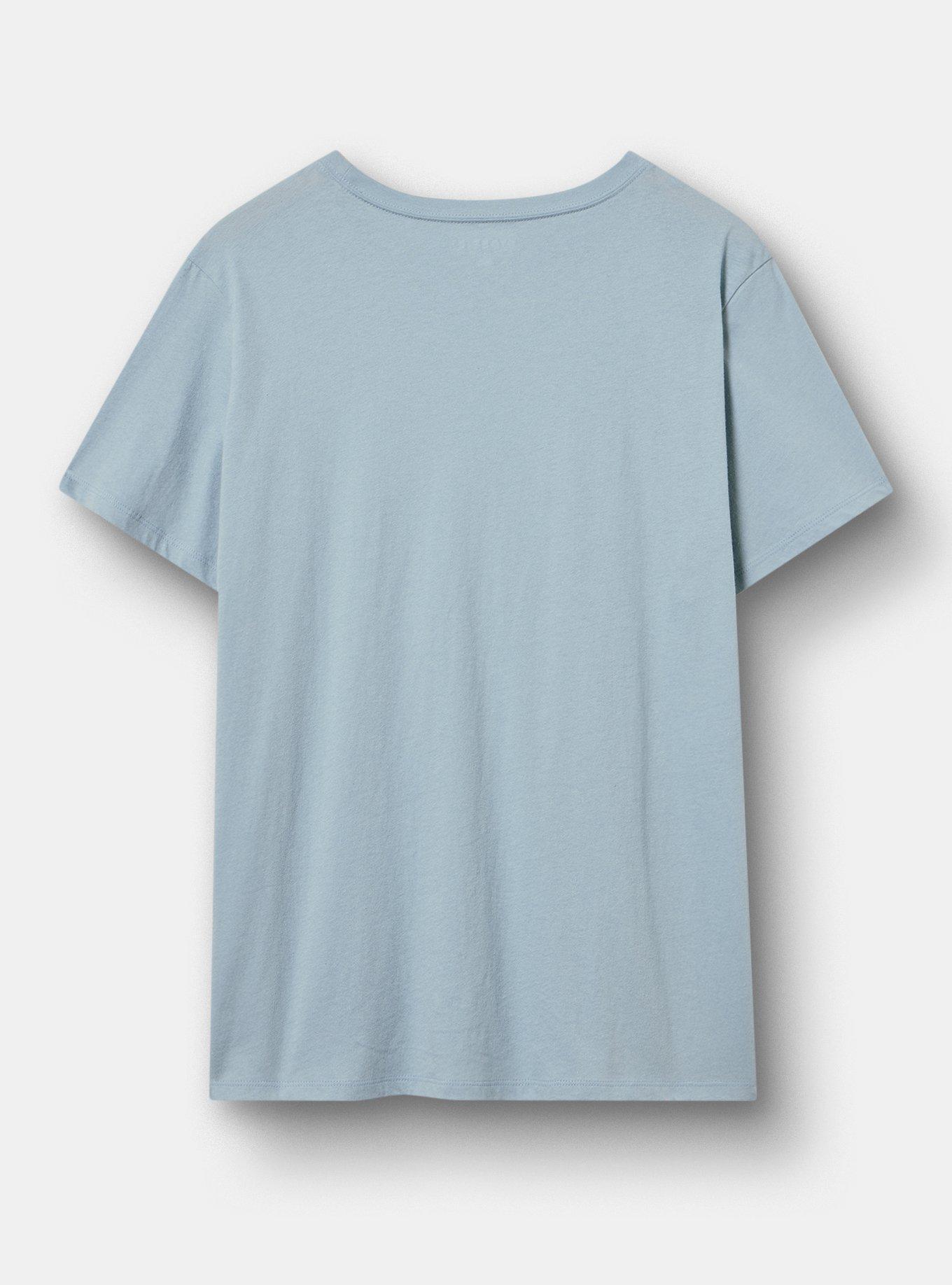 Classic Heritage Jersey Crew Tee, TIME ALIGNED DUSTY BLUE, alternate