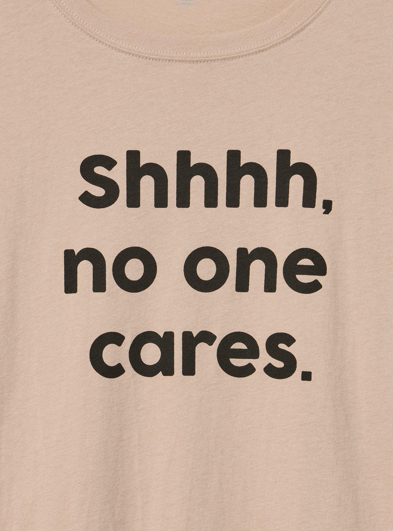 Classic Heritage Jersey Crew Tee, NO ONE CARES TEA STAIN, alternate
